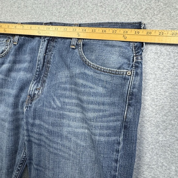 Levis 569 Loose Straight Fit‎ Jeans Mens 36x30 (38x30) Cotton Denim Nice Fade - Picture 6 of 10